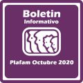 Boletín informativo Plafam Octubre 2020